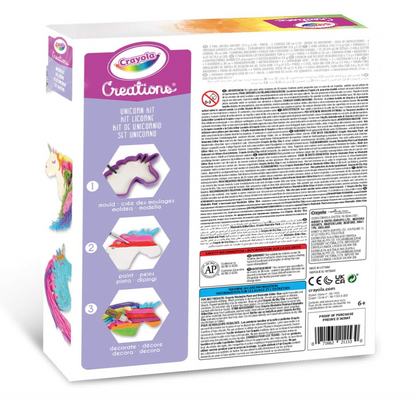 Crayola Creations Mould Paint & Decorate Unicorn Craft Kit