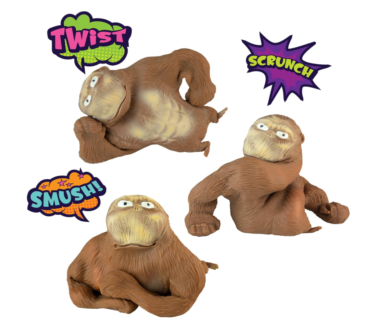 ORB Original Stretchee Monkee Ultra - The Ultimate Stretch, Squish & Pose Toy