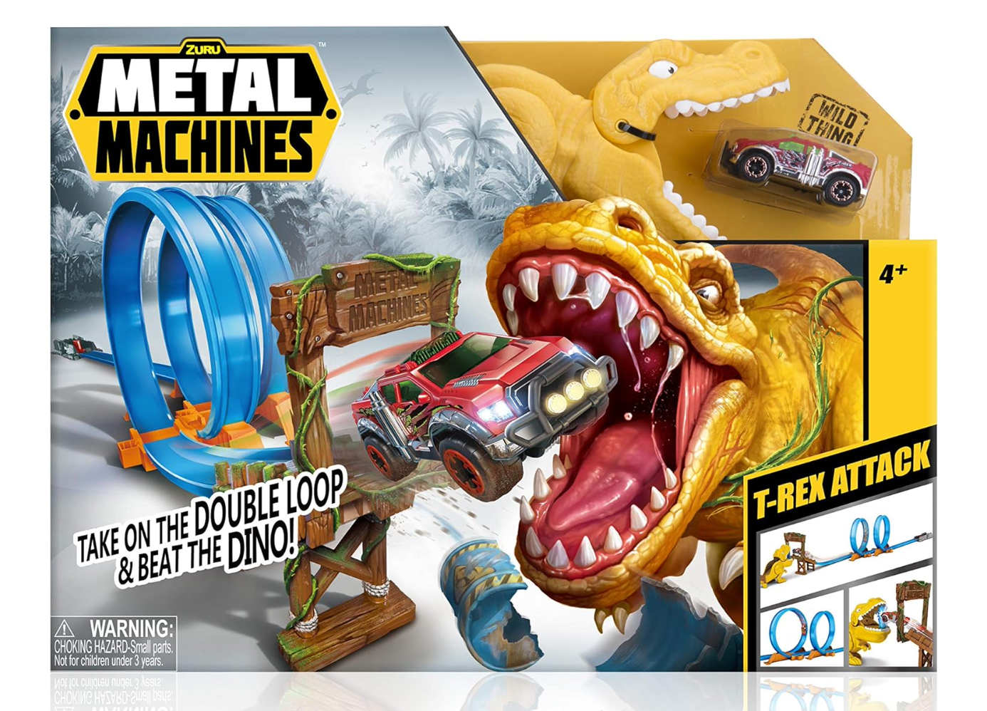 Metal Machines T-Rex Attack Playset