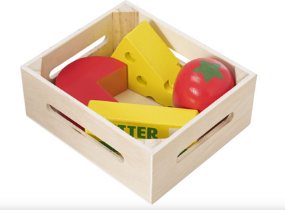 Wooden Food Crate Set