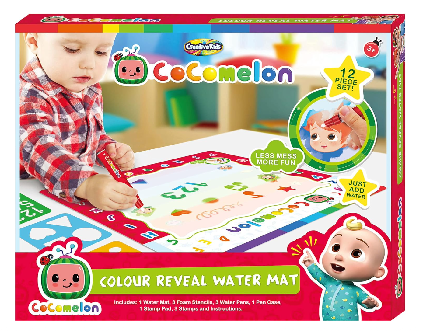 Colour Reveal Water Mat 12 Piece Creative Set