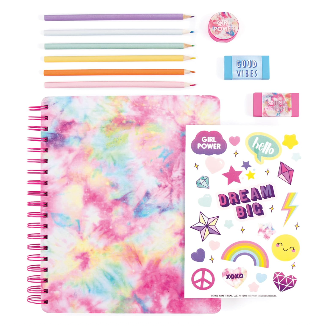 All-in-One Sketching Set - Pastel Tie Dye