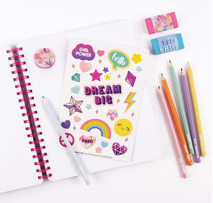 All-in-One Sketching Set - Pastel Tie Dye