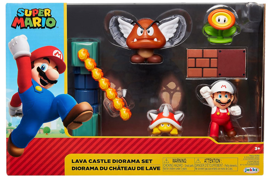 Nintendo Mario vs. Bowser Lava Battle Playset