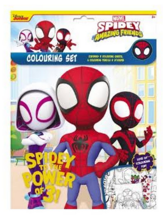 Spidey & Friends Colouring Set