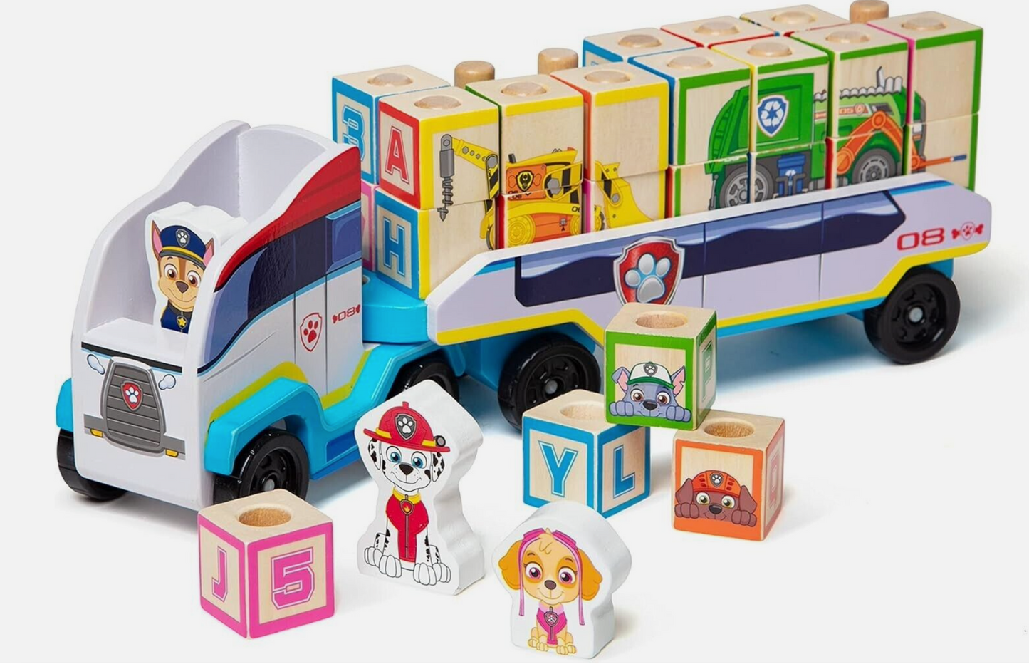 Melissa & Doug Paw Patrol ABC Block Truck