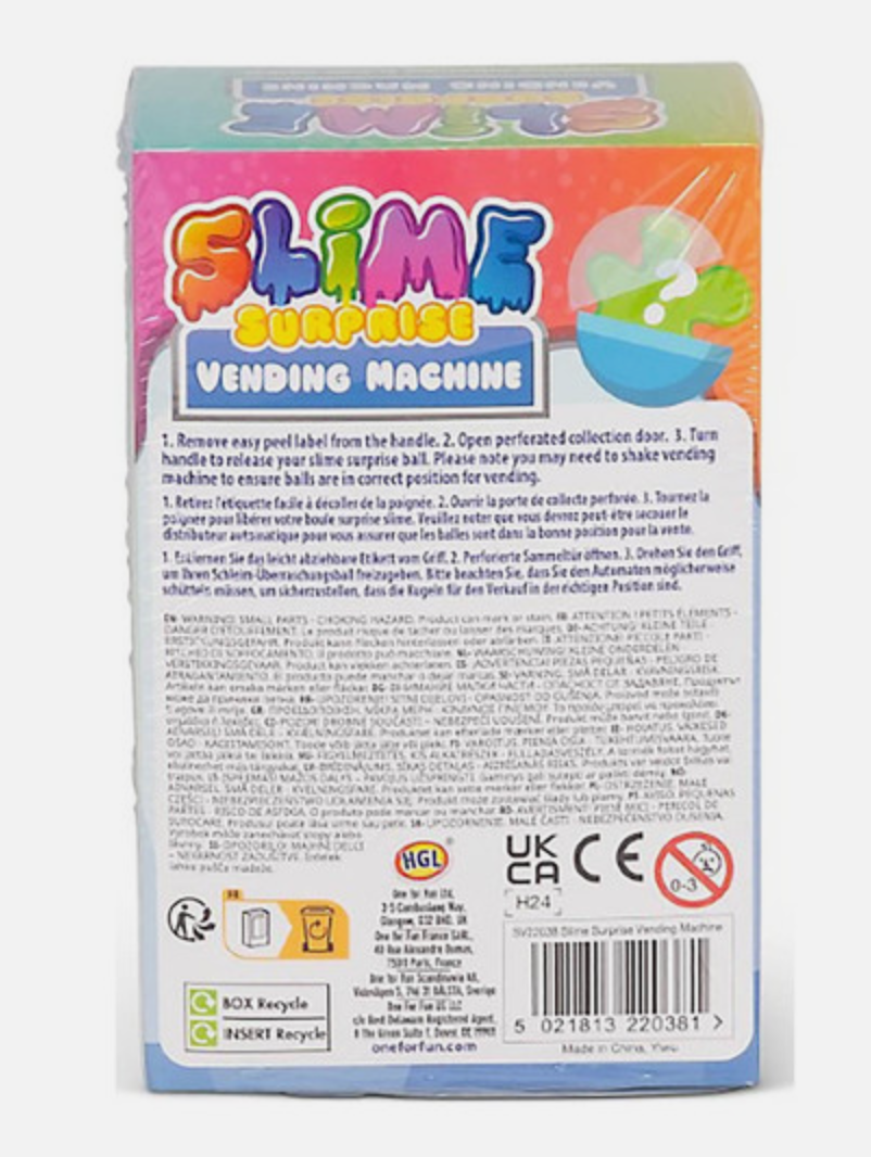 Slime Surprise Mini Vending Machine – Mystery Slime Dispenser