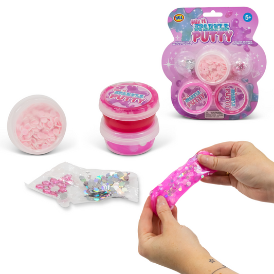 Mix It Sparkle Putty – Create Your Own Glittery, Stretchy Fun!