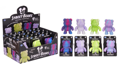 Squeezy 2-Tone Street Bears – Stretch, Squish, and Fidget Away!