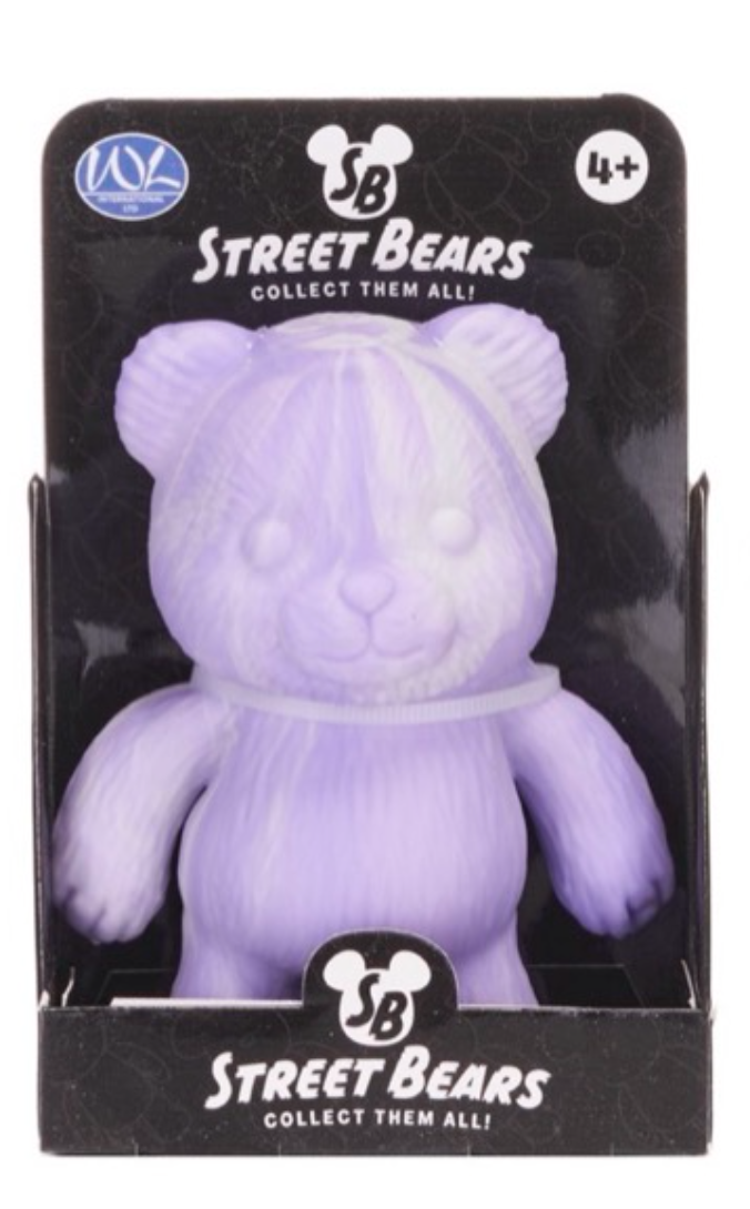 Squeezy 2-Tone Street Bears – Stretch, Squish, and Fidget Away!