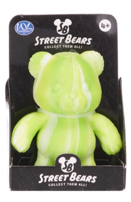 Squeezy 2-Tone Street Bears – Stretch, Squish, and Fidget Away!