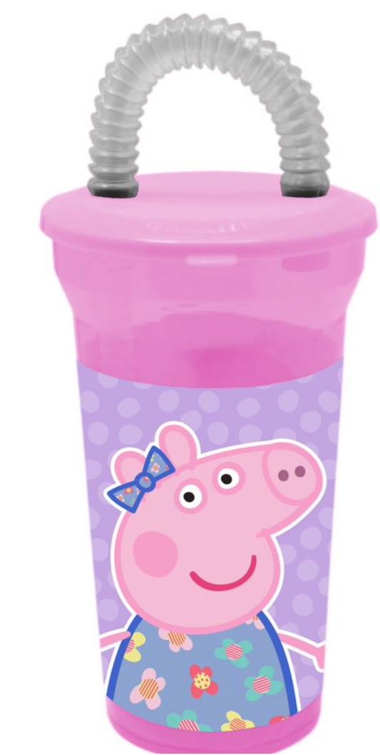 Peppa Pig Cup with Straw – Fun & Practical for Little Fans!