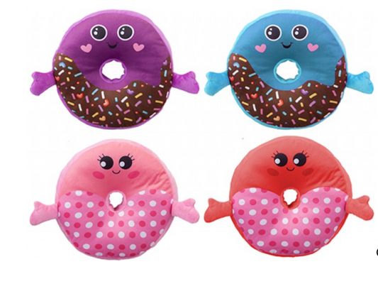 Happy Donut with Arms Plush – Sweet, Soft, and Full of Fun!