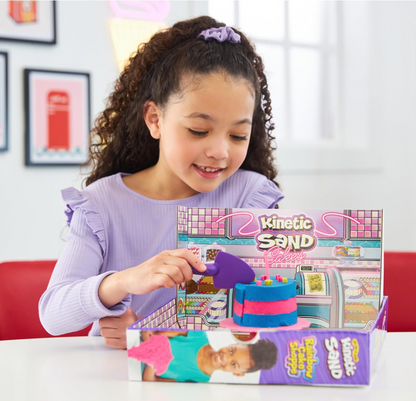 Kinetic Sand Rainbow Cake Shoppe – Creative Playset for Kids