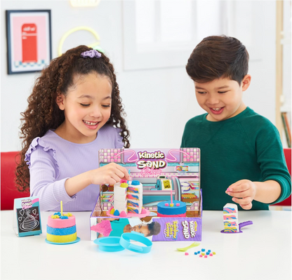 Kinetic Sand Rainbow Cake Shoppe – Creative Playset for Kids