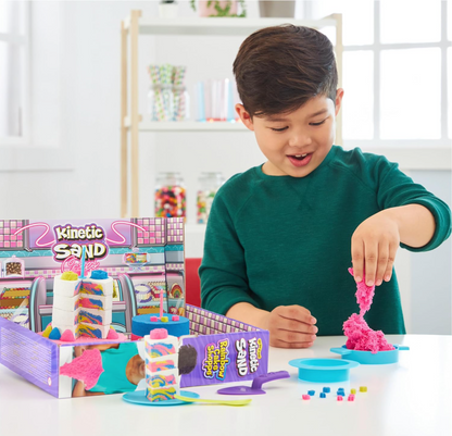 Kinetic Sand Rainbow Cake Shoppe – Creative Playset for Kids