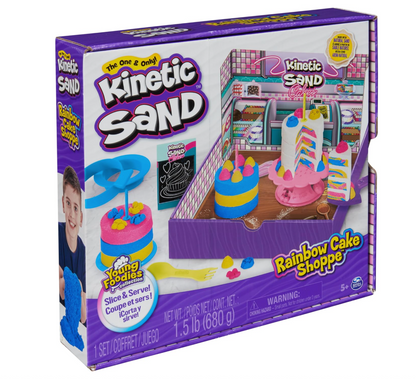 Kinetic Sand Rainbow Cake Shoppe – Creative Playset for Kids