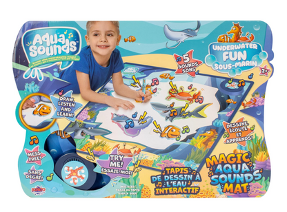 Aqua Sounds Magic Mat: Under The Sea Fantasy – Interactive Water Drawing & Sound Playmat