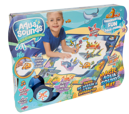Aqua Sounds Magic Mat: Under The Sea Fantasy – Interactive Water Drawing & Sound Playmat