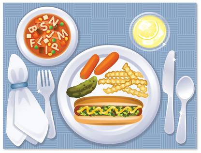 Melissa & Doug Make-A-Meal Sticker Pad – Creative Food Play for Kids