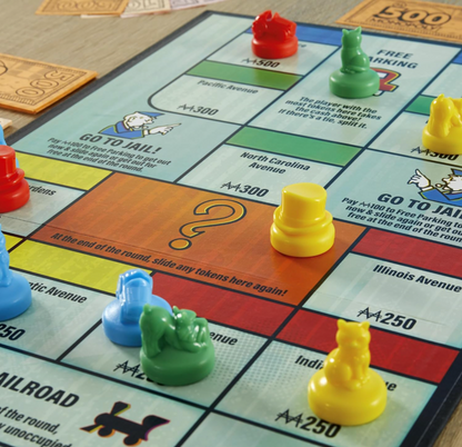 Monopoly Knockout Family Party Game – Fast, Fun & Action-Packed for Ages 8+