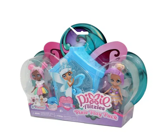 Pixie Flitzies Multipack & House – Magical Minis with a Whimsical Home!