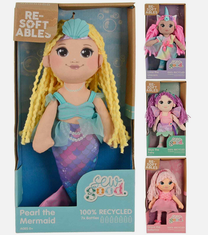 Resoftables Sew Good Dolls – Adorable, Eco-Friendly Plush Companions