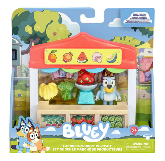 Bluey Series 10 Mini Playset – Ice Cream Shop or Farmers Market