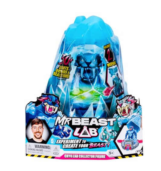 MrBeast Lab Cryo Interactive Big Cat Figure – Cryo Panther or Cryo Tiger