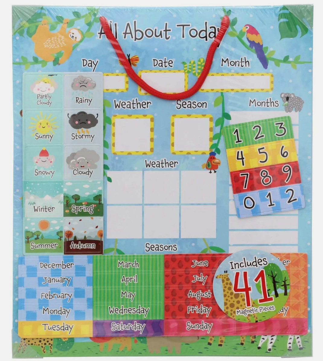 All About Today Magnetic Learning Board – Interactive Daily Learning for Kids
