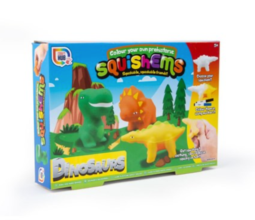 Create Your Own Dino Squishems – Paint, Squish & Play!