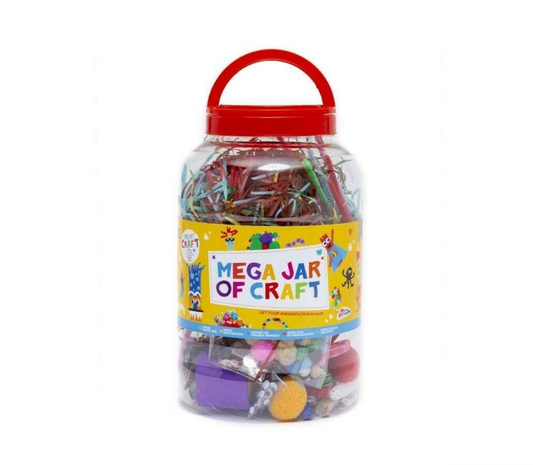 Grafix Red Mega Craft Jar – Giant Art Set for Kids
