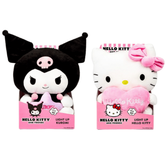 Hello Kitty Light-Up Plush – Soft & Glowing Cuddle Buddy (2 Assorted Styles)