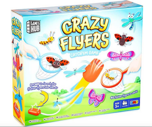 Crazy Flyers – Stomp, Launch & Catch Game for Active Fun!