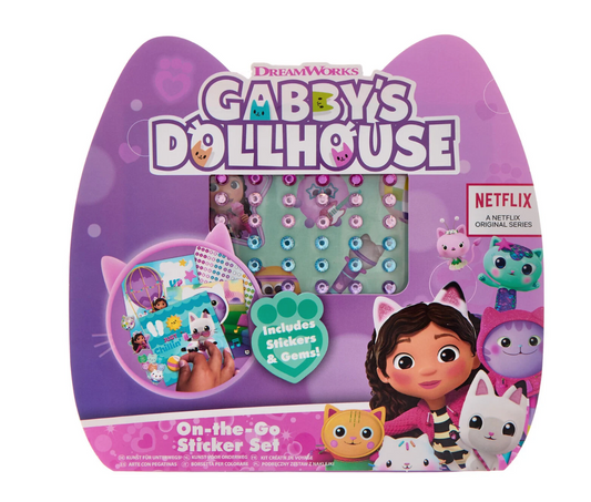 Gabby’s Dollhouse On-the-Go Sticker Set – Creative Fun for Little Cat-Tastic Fans!