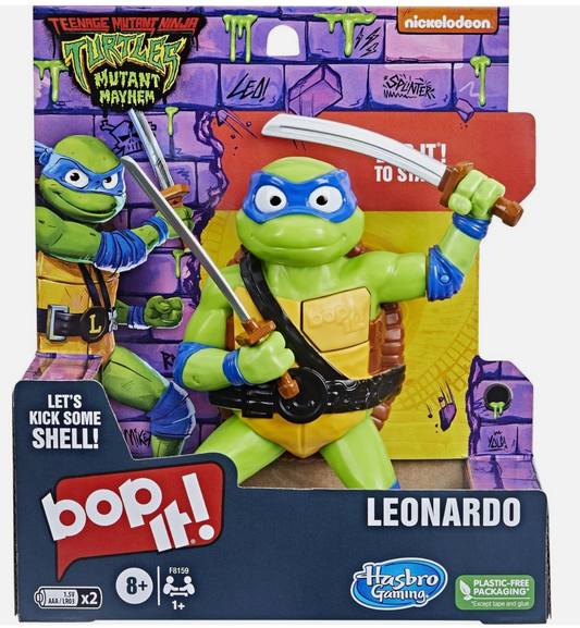 Hasbro BOP IT! – Teenage Mutant Ninja Turtles Edition | Interactive Game for Kids & Families