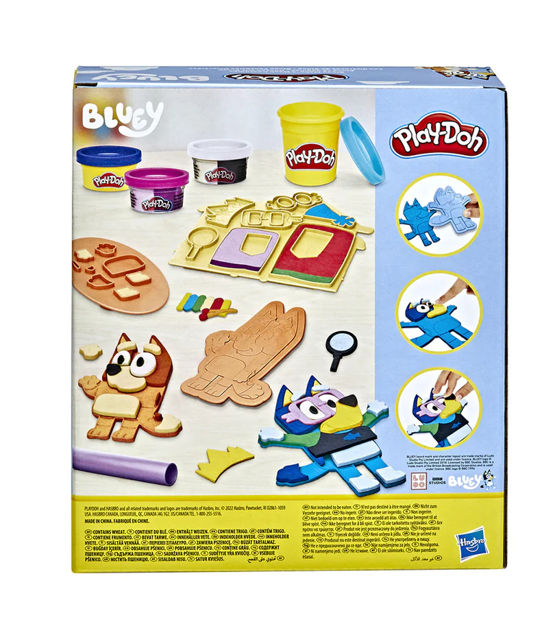 Play-Doh Bluey Make 'n Mash Costumes – Bluey & Bingo Dress-Up Playset | Ages 3+
