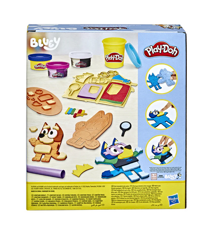 Play-Doh Bluey Make 'n Mash Costumes – Bluey & Bingo Dress-Up Playset | Ages 3+