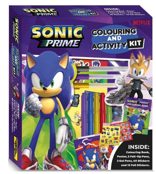 Sonic Prime Colouring & Activity Kit