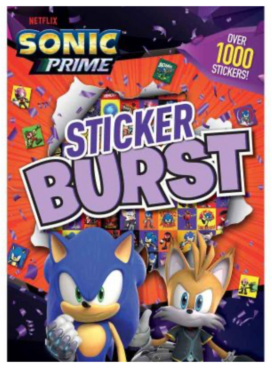 Sonic Prime Sticker Burst Book