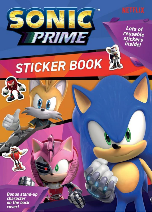 Sonic Prime Sticker Book