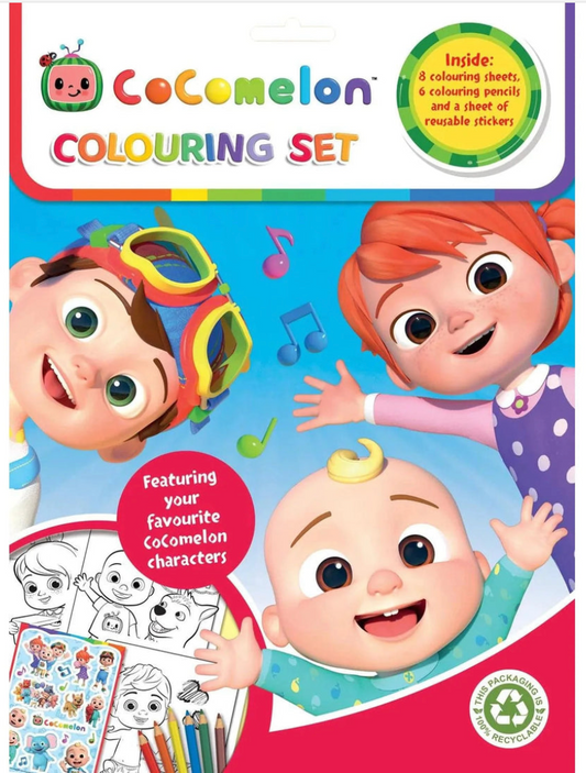 Cocomelon Colouring Set