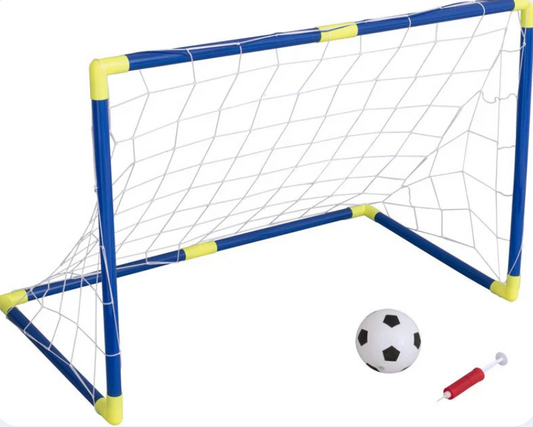 Elite Sport Football Goal Pack – Goalposts, Ball & Pump Included