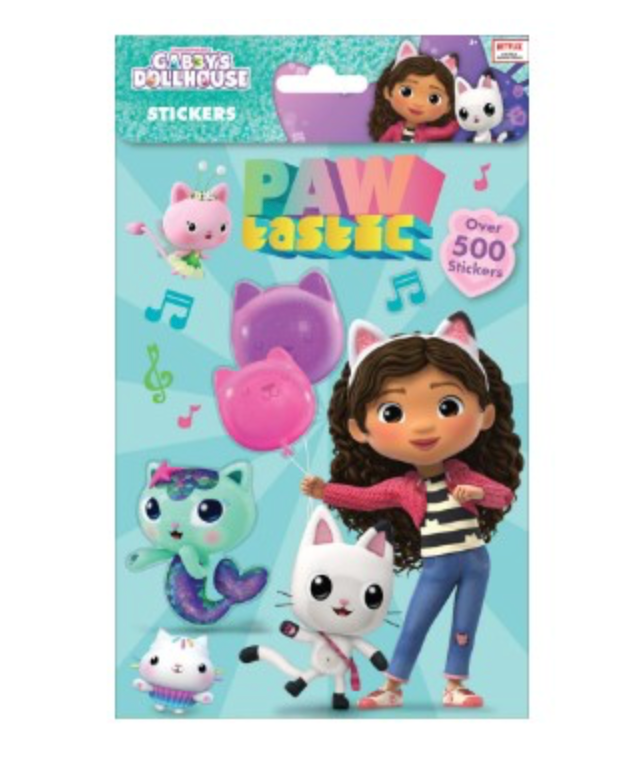 Gabby’s Dollhouse 500 Stickers – Endless Fun for Creative Kids