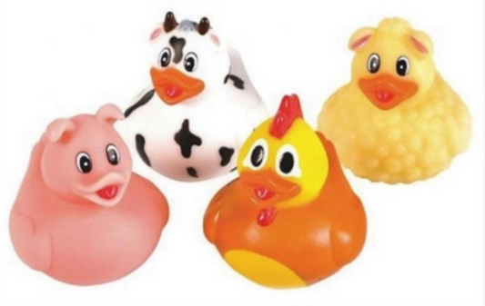 Farm Animal Rubber Duck – Cute Bathtime and Playtime Fun