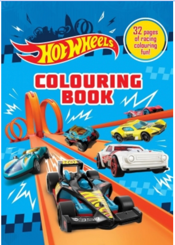 Hot Wheels Colouring Book – High-Speed Creative Fun for Kids