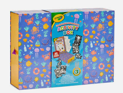 Crayola Finger Printing Activity Box – Mess-Free Creative Fun for Kids Aged 3+