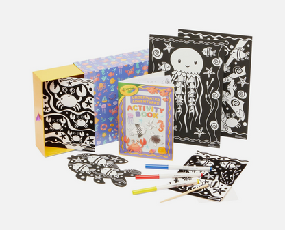 Crayola Finger Printing Activity Box – Mess-Free Creative Fun for Kids Aged 3+