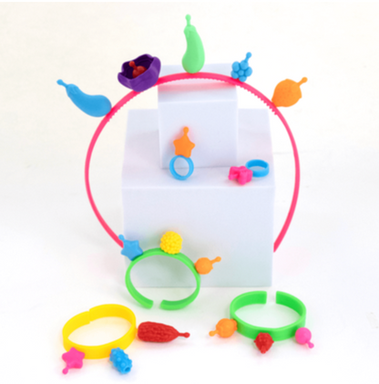 Snap Popz Jewellery – 200+ Piece DIY Accessory Set for Creative Kids (Ages 6+)