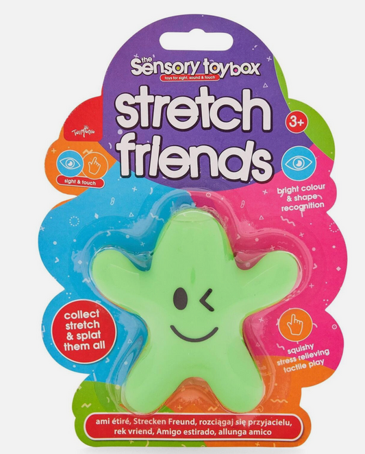 Toy Mania Stretch Friends – Squishy, Stretchy Sensory Toy Figures for Kids Aged 3+